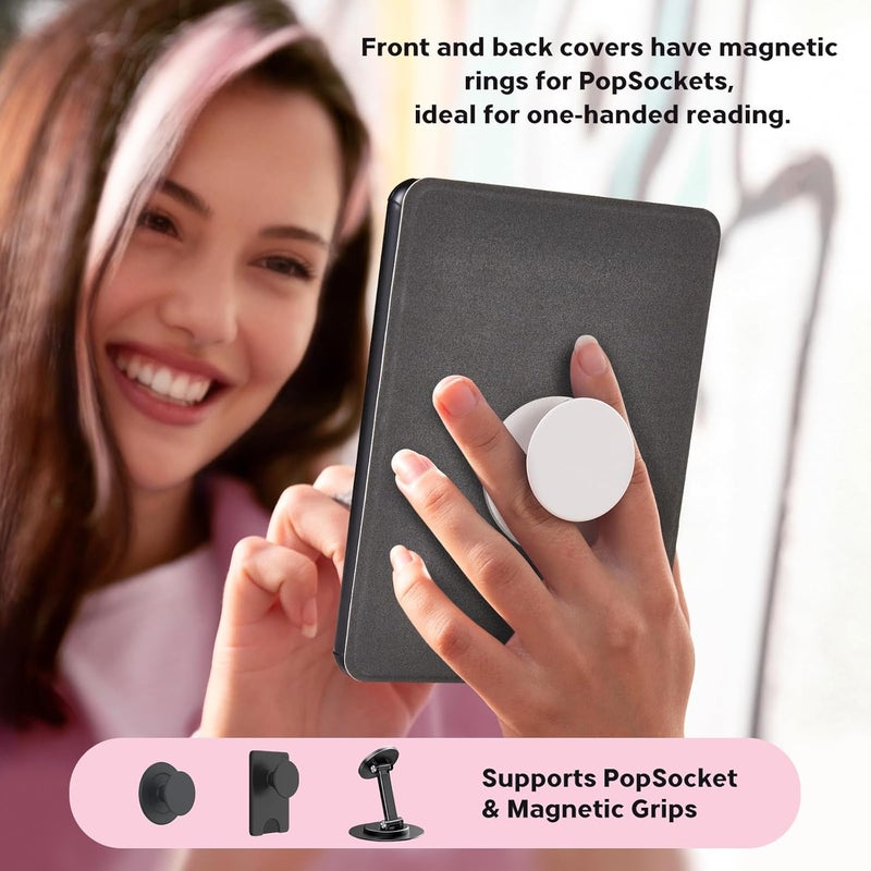 CoBak Case for 7" E-Readers - All New PU Leather Cover with Auto Sleep Wake Feature for E-Readers 2024 Released - Image 4